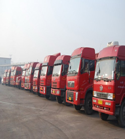 常州到烟台物流车辆展示